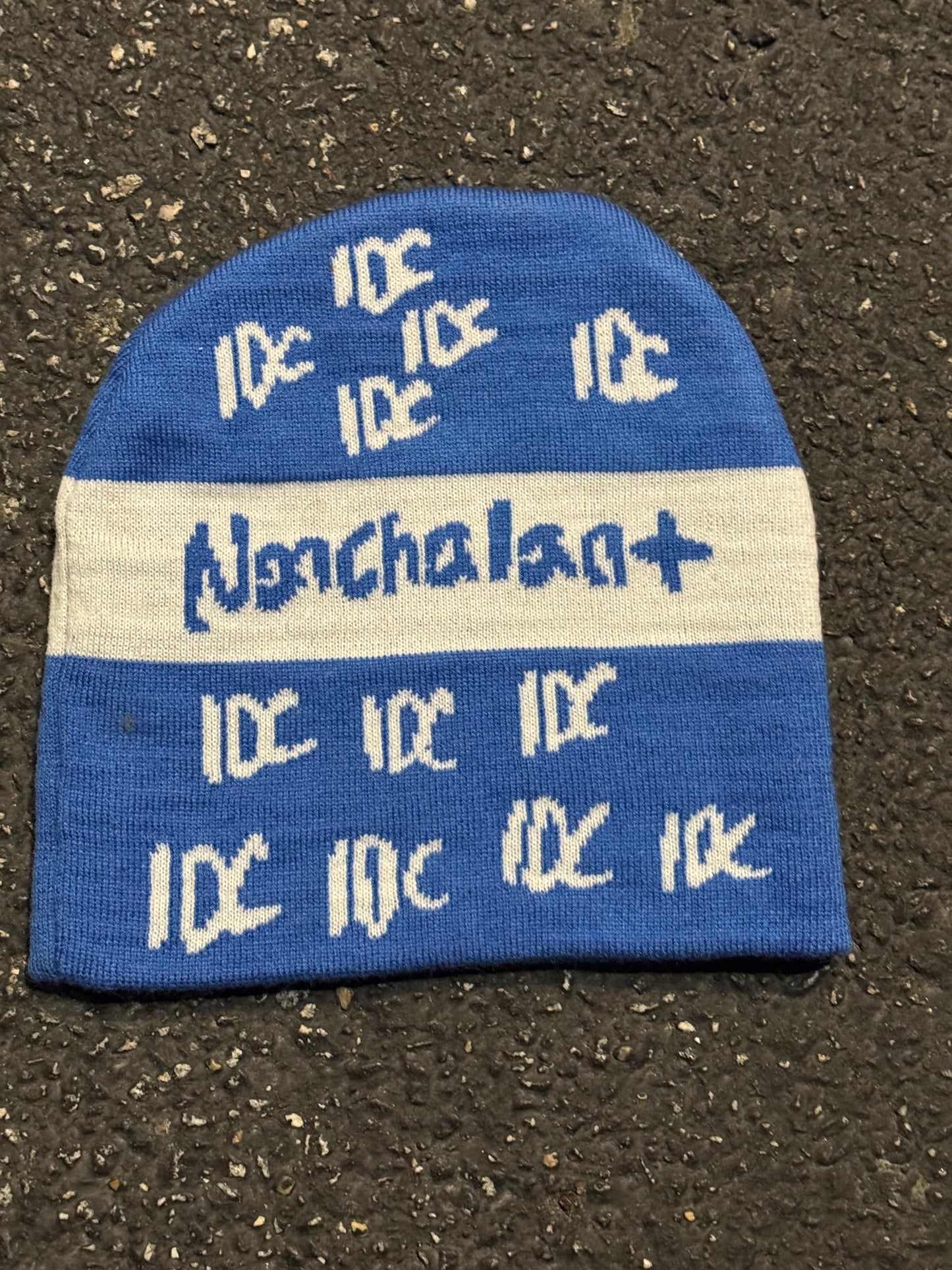 Blue Nonchalant Beanie